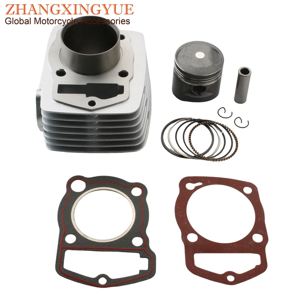 Kit de cylindre de moto 56.5mm pour Derbi Senda Baja 125 SM 2008- 2012 862724 Moteur 125cc 124CM3 4 temps