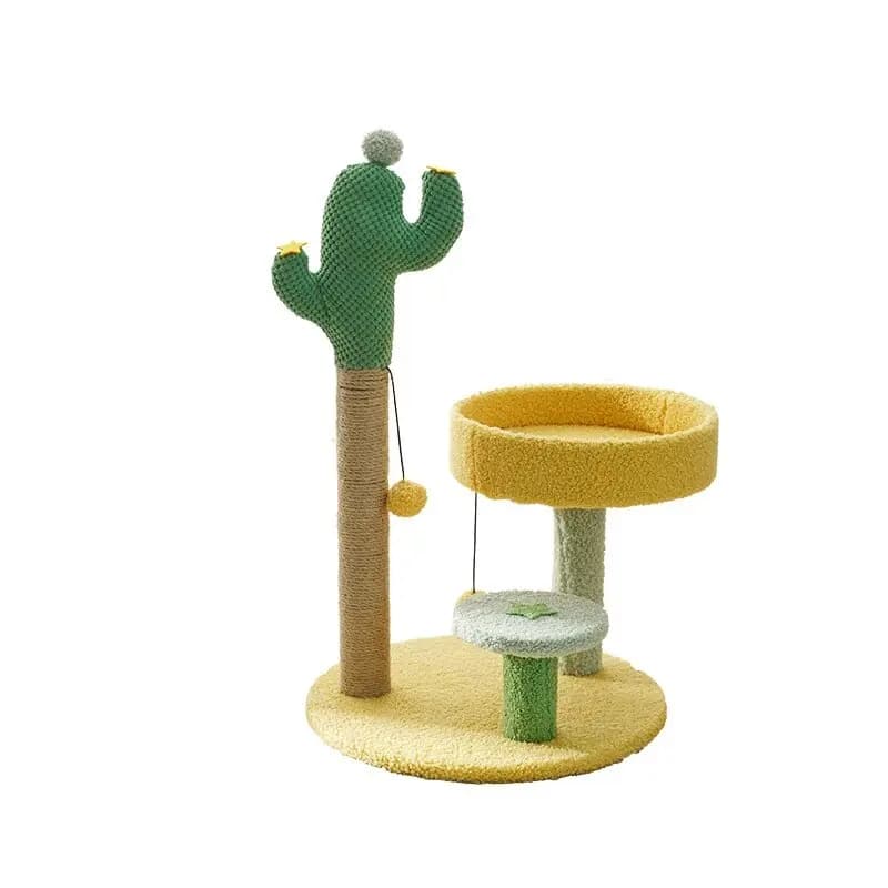 Sisal chat arbre Cactus Style chat tour chaton escalade cadre mignon drôle saut plate-forme Sisal chat griffoir fournitures pour animaux de compagnie