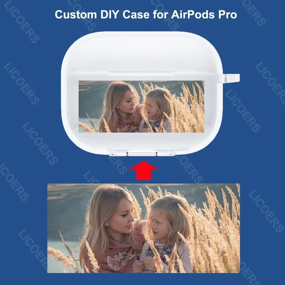 Étuis personnalisés pour AirPods 4 2024 Pro 3 2 1, bricolage, Photo, nom imprimé, Logo, couverture transparente en TPU pour Air Pods, sac sans fil Bluetooth