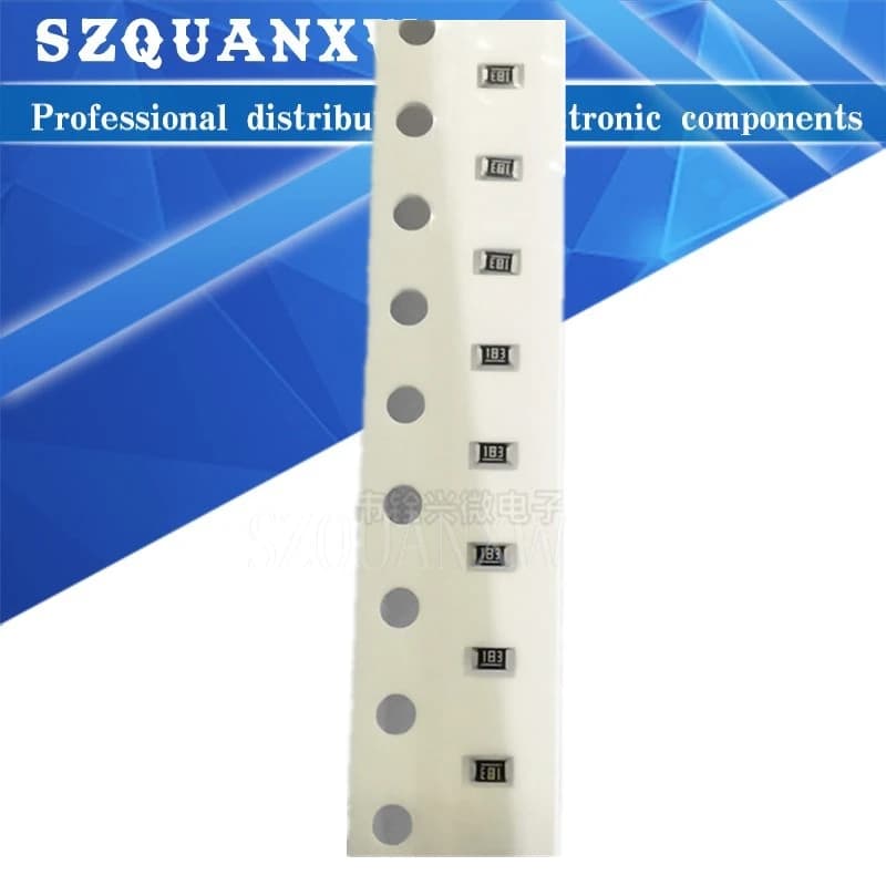 Résistance SMD 100 0603, 1% pièces, 1/10W 5.1R 4.3K 12.4K 95.3R 26.7K 41.2K 374K 30.1K 976K 604R 10.2K 402K 11.5K 7.5M 90.9K 5.49K ohm