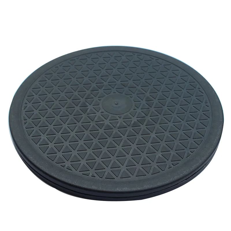 Plateau tournant rond en plastique de 25cm, roue de poterie paresseuse Susan, plaque rotative, modèle de roue de potter, plate-forme de fabrication, Table tournante de poterie