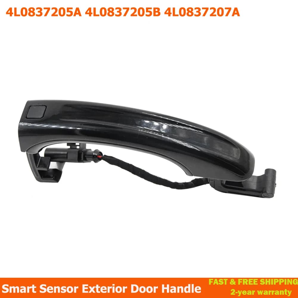 1 pièce, poignée de porte extérieure avec capteur intelligent pour Audi Q7 2007-2015, 4L0837205A 4L0837205B, bouton à induction pour poignée de porte extérieure.
