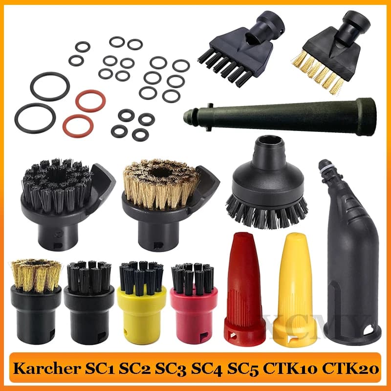Pour Karcher aspirateur à vapeur Machine SC1 SC2 SC3 SC4 SC5 SC7 CTK10 CTK20 buse puissante tête de brosse propre pièces accessoires