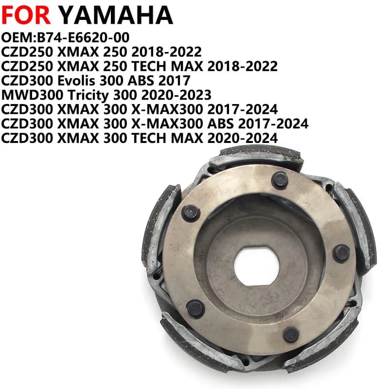 Embrayage Nuit Embrayage Centrifuge Pour Yamaha XMAX 250 300 X-MAX300 CZD250 CZD300 Evolis 300 MWD300 Tricity 300 B74-E6620-00