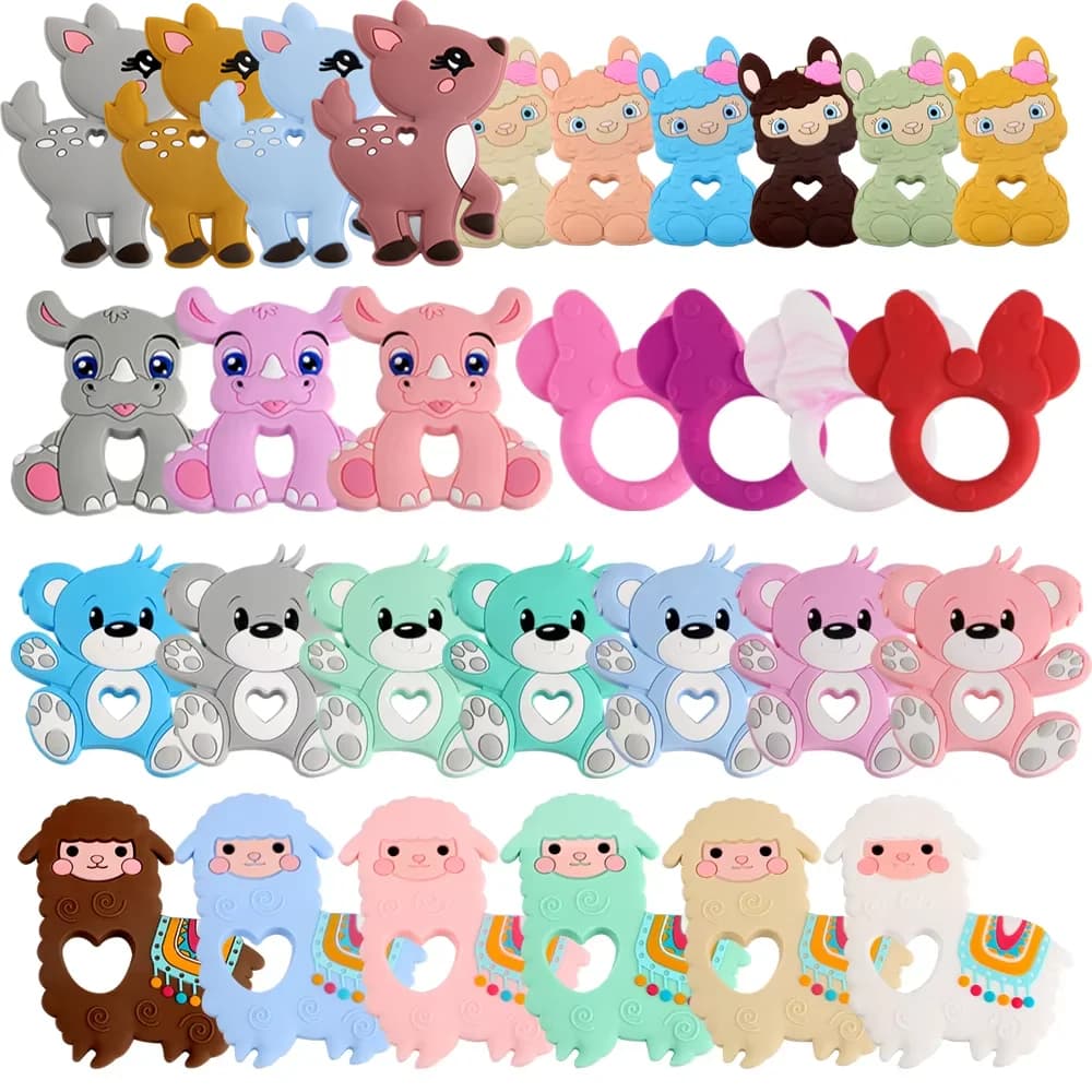 Sunrony 1pc nouveau produit Animal en Silicone pour la fabrication de bijoux pendentifs accessoires de bijoux à bricoler soi-même
