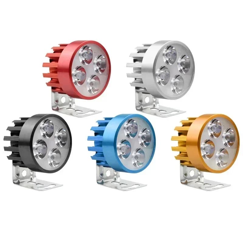Lampe de sauna LED pour vélo électrique, lumière super brillante, ampoule étanche, style de voiture et moto, 5 couleurs disponibles, 12V-90V