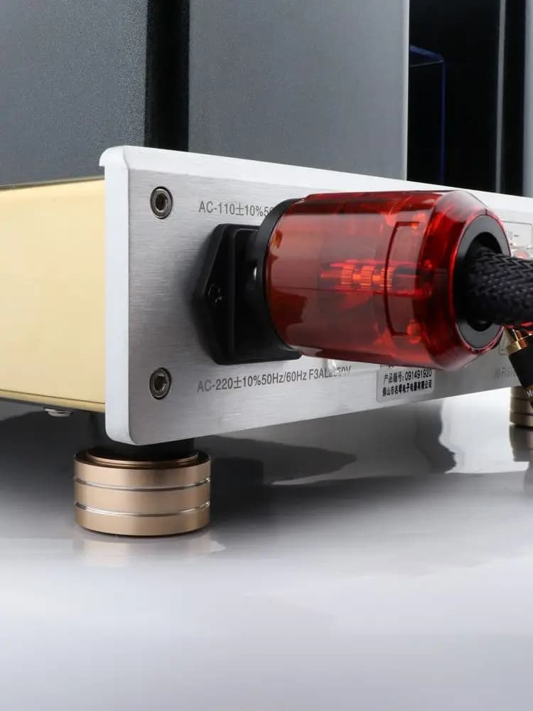 Support de haut-parleur Hifi AMP, 4 pièces, pieds d'isolation en aluminium, utilisation pour platine DAC, haut-parleurs Audio stéréo, pied d'amplificateur 40x20mm
