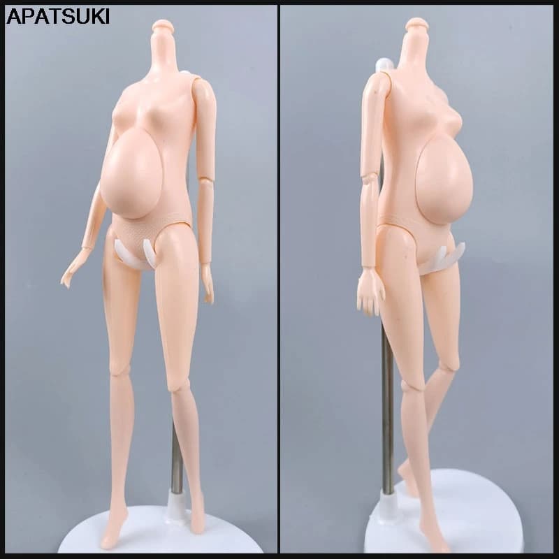 Corps auxEnceinte avec Nouveau-Né pour Poupées BJD de 11.5 Pouces, Accessoires de Maison, Jouet à Faire Soi-Même, 1/6 Corps ArtiBMO