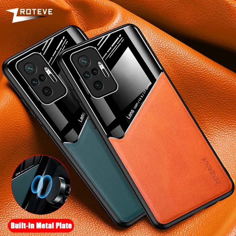Pour Redmi Note10 étui Pro ZROTEVE PU cuir voiture magnétique PC couverture pour Xiaomi Xiomi Redmi Note 10 10S 11S 11 Pro Plus coque de téléphone