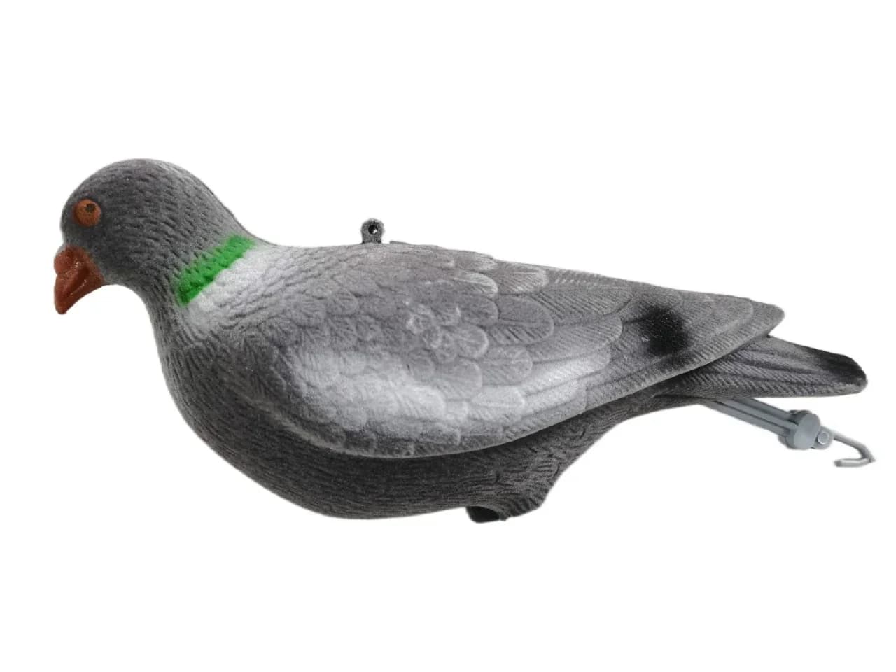 Ensemble d'imitation de Pigeon en plastique entier, 5 pièces/2 pièces, ornements de jardin, appât de chasse, leurre de chasse, flocage fural