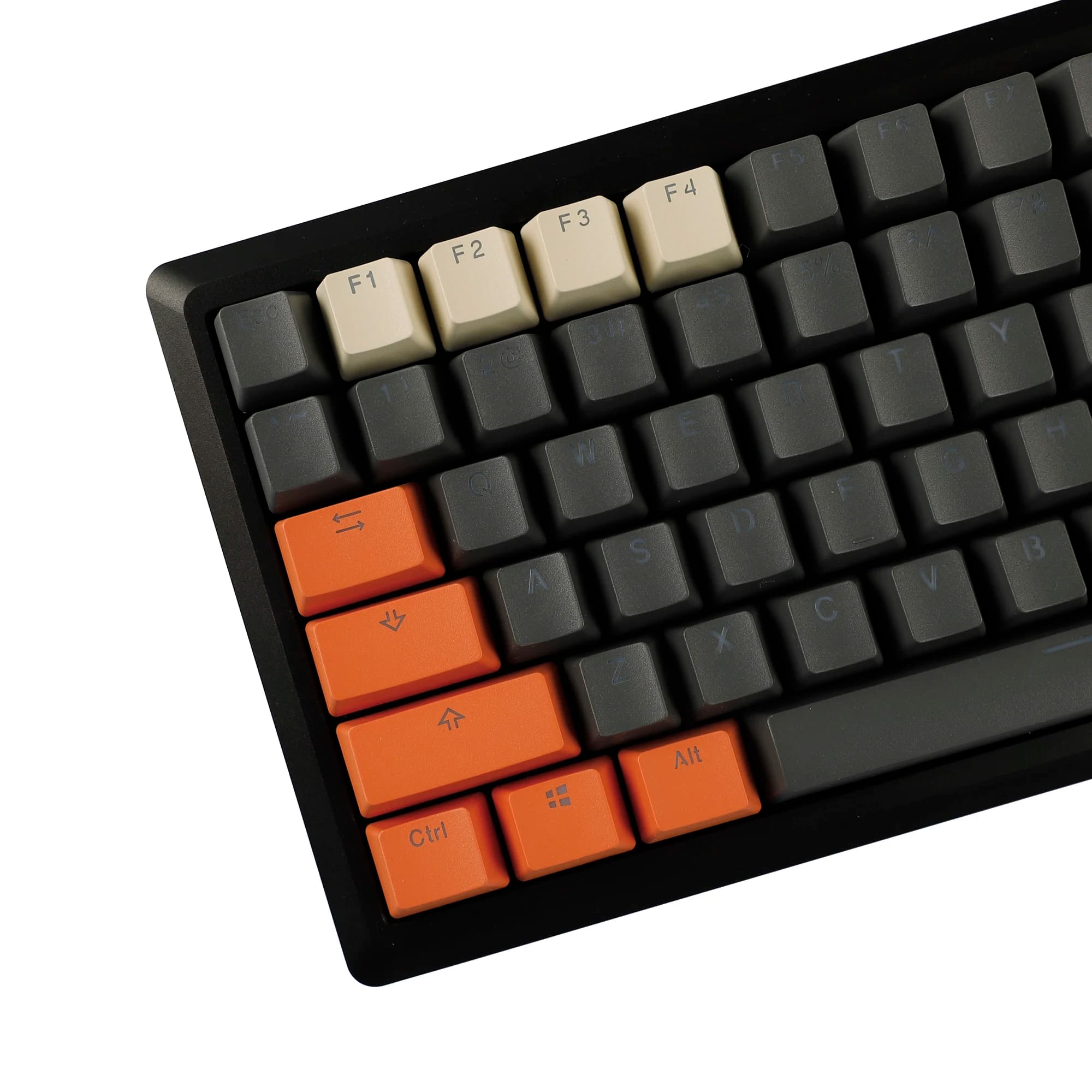 Capuchons pour clavier mécanique MX, 124 touches, PBT, rétroéclairage double coup, 96, 75%, 68 touches, carbone, Miami, FC980M, K75075, 61, 87, 104