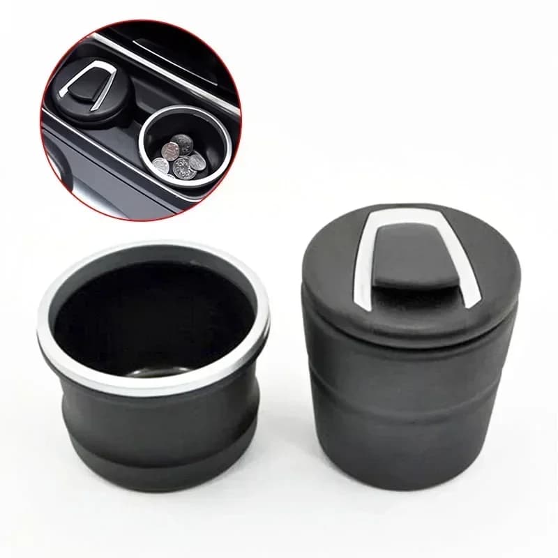 Cendrier de voiture avec lampe LED, pot de rangement multifonctionnel pour BMW, Ventilation noire pour dissiper la fumée, accessoire intérieur