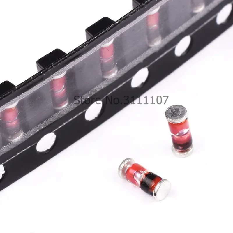 Diode Zener DO-35 1/2W LL34 100 W ZMM BZV55C 3V 0.5 V 3.3V 3.9V 4.7V 5.1V 7.5V 10V 12V 15V 16V 18V 8.2 pièces diode SMD 4148 20V 24V