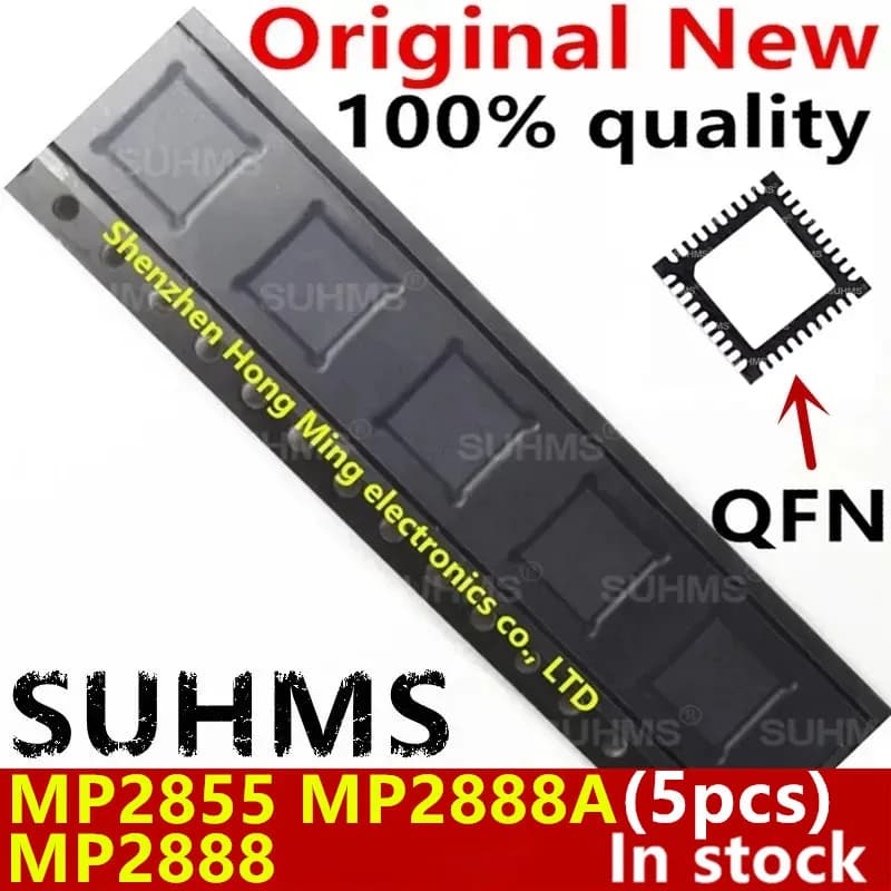 (5 pièces) 100% nouveau jeu de puces MP2855 MP2888 MP2888GU MP2888A MP2888AGU QFN-40