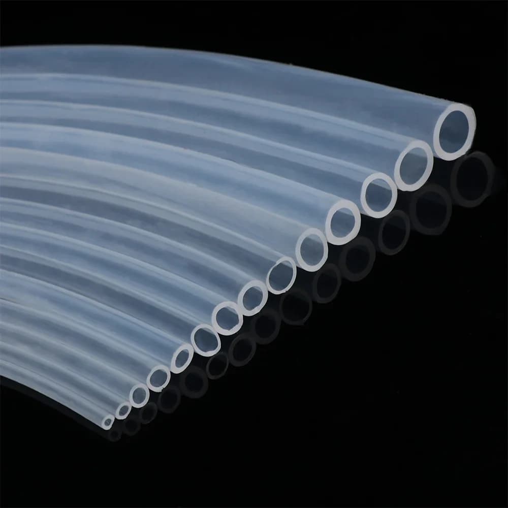 Tube en Silicone Transparent de qualité alimentaire de haute qualité 1M/5M tuyau en caoutchouc de Silicone Tubes souples Tube en Silicone Flexible en caoutchouc sûr