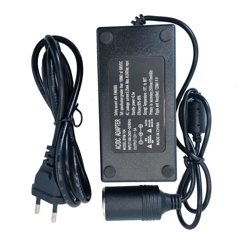 AC DC 110V 220V à 12V 2A 5A 8A 10A adaptateur d'alimentation voiture allume-cigare convertisseur onduleur 220V 12V alimentation adaptateur