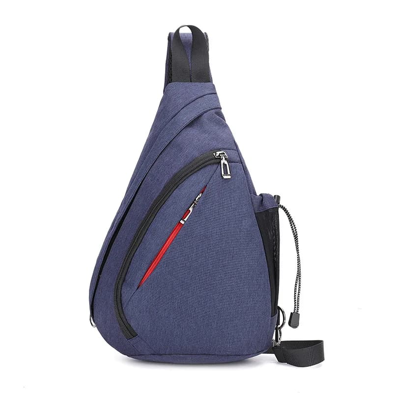 Sac de poitrine de sécurité personnel pour homme, sac de sport décontracté, sac de rangement numérique pour téléphone portable, sac bandoulière multifonctionnel en Oxford