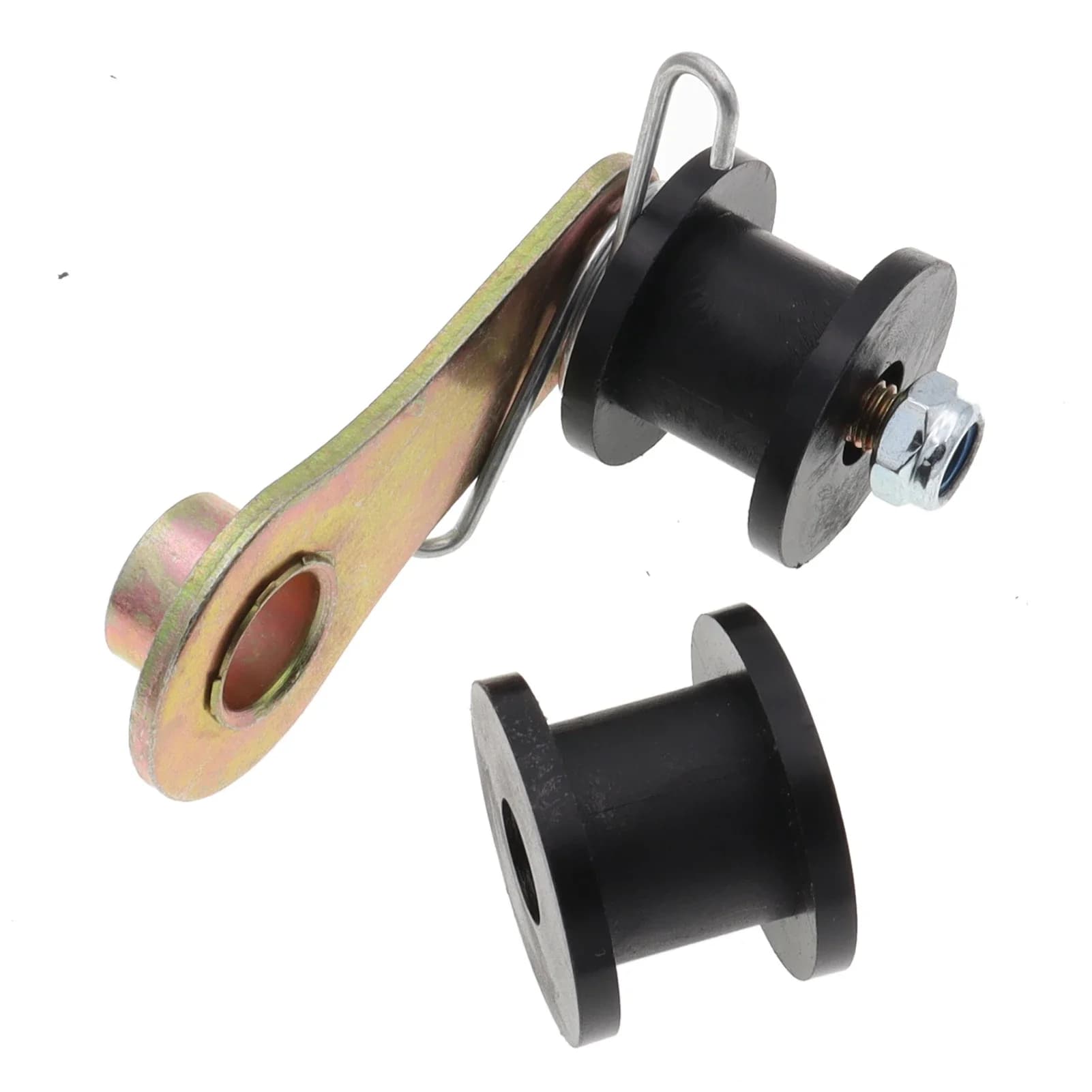 Ajusteur de tendeur de rouleau de chaîne robuste avec ressort pour 50cc 110cc 125cc 140cc Pro Dirt Bike 4 roues Scooter