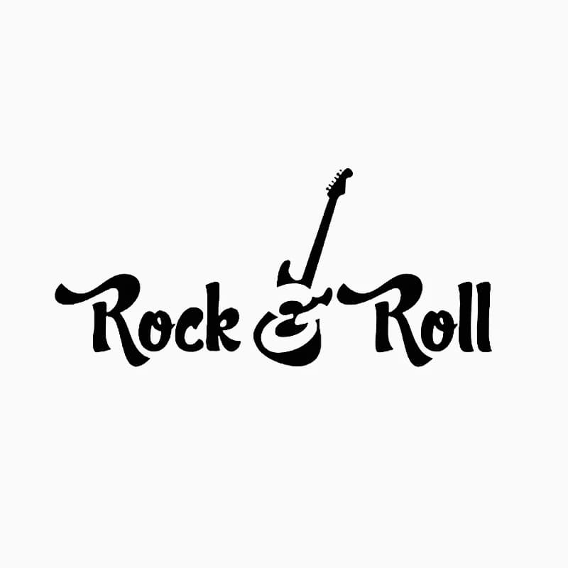 Autocollant réfléchissant en PVC pour moto, personnalité, mode Rock N Roll, guitare, Studio de musique, accessoires de décoration Cool