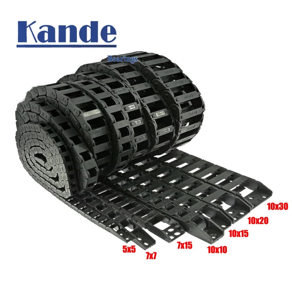 Câble Drag 5x5 7x7 10x10 10x15 10x20 10x30 L1000mm porte-fil de chaîne avec connecteurs d'extrémité pour imprimante 3D CNC gravure Voron