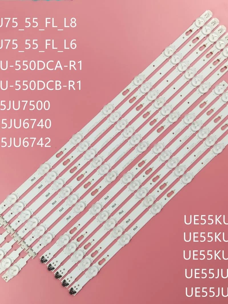 Bande de rétroéclairage LED (12) pour UE55KU6000K UE55KU6000 UE55MU6175U UE55KU6020 UE55MU6120 UE55MU6105K UE55MU6175U UE55MU6175