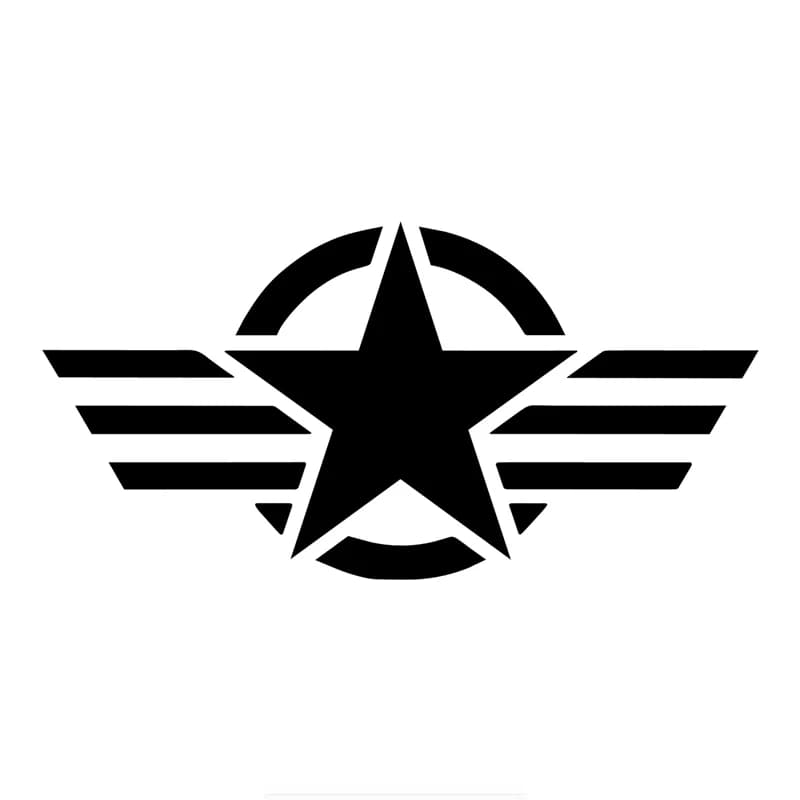 Autocollant de voiture militaire américain drôle Automobiles motos accessoires extérieurs autocollant en vinyle pour BMW VW Audi Gti Skoda