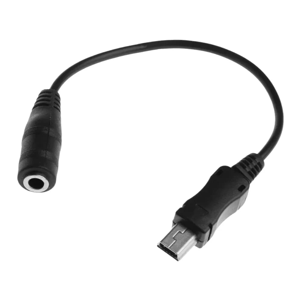 Câble adaptateur Audio Aux, Mini USB 5 broches mâle à 3.5mm femelle, prise casque, 15cm