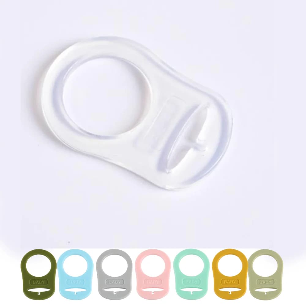 Attache-tétine 5/10 pièces multicolores en silicone, adaptateur de bouton en silicone, anneau Mam pour outil de réconfort
