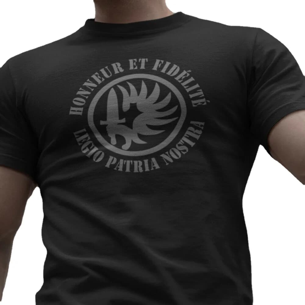 T-shirt de la Légion étrangère avec logo Honor & Fidelity de la Légion étrangère française. T-shirt d'été en coton à col rond et manches courtes pour hommes, nouveau S-3XL