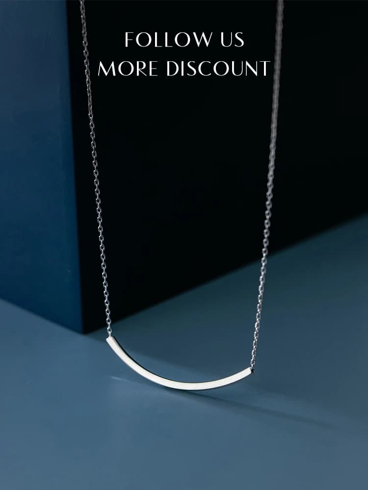 Modian argent Simple géométrique femme colliers 100% 925 en argent Sterling classique mode chaîne colliers pour femmes fille bijoux