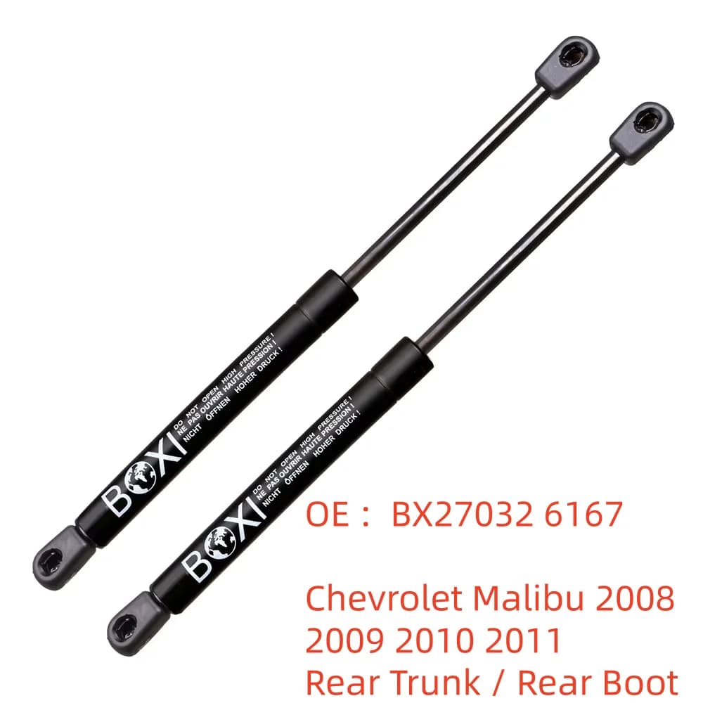 BOXI 2PCS Amortisseur de coffre arrière à ressort à gaz BX27032 6167 LS10371 pour Chevrolet Malibu 2008-2011