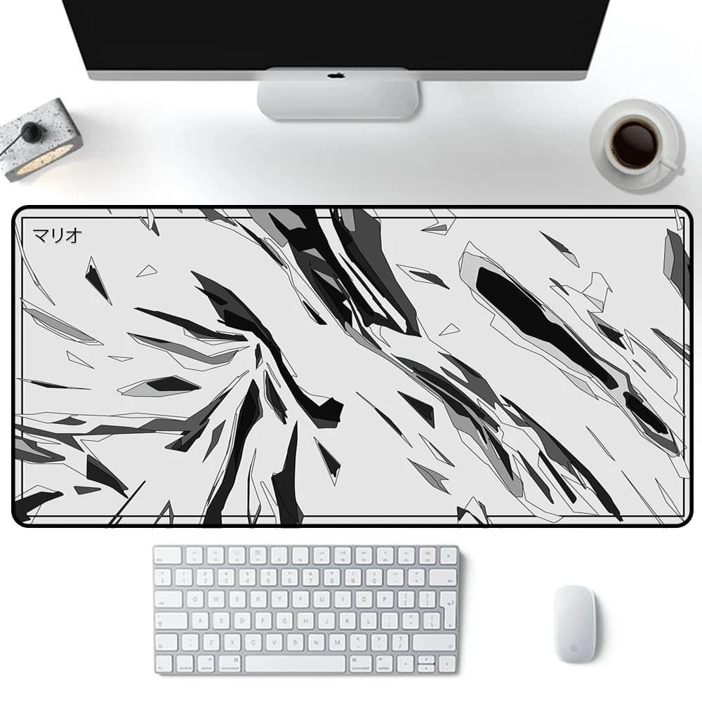 Tapis de souris blanc Sub Art, tapis de souris, Deskvirus d'origine XL, support de table pour PC, tapis de bureau à domicile, 3mm, 900x400