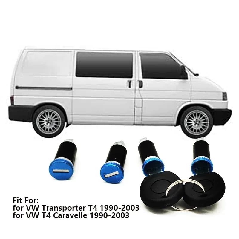 Jeu de clés d'intervalles de serrure de porte automatique, avant, VW Transporter T4, année 1990-2003, 701837205,701837206,701837210, 701827561