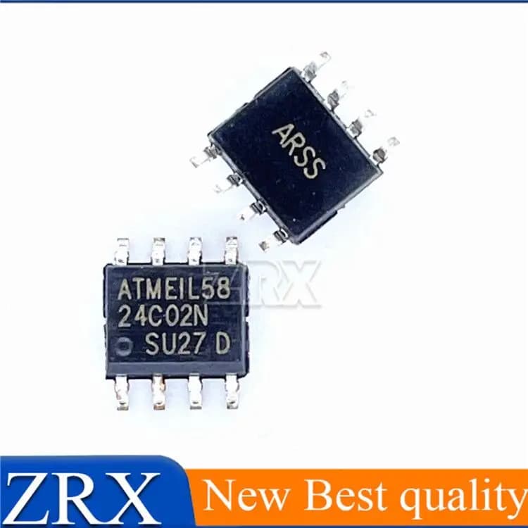 Circuit intégré SOP-8, 5 pièces/lot, nouveau, AT24C02 24C02N, bonne qualité, en Stock