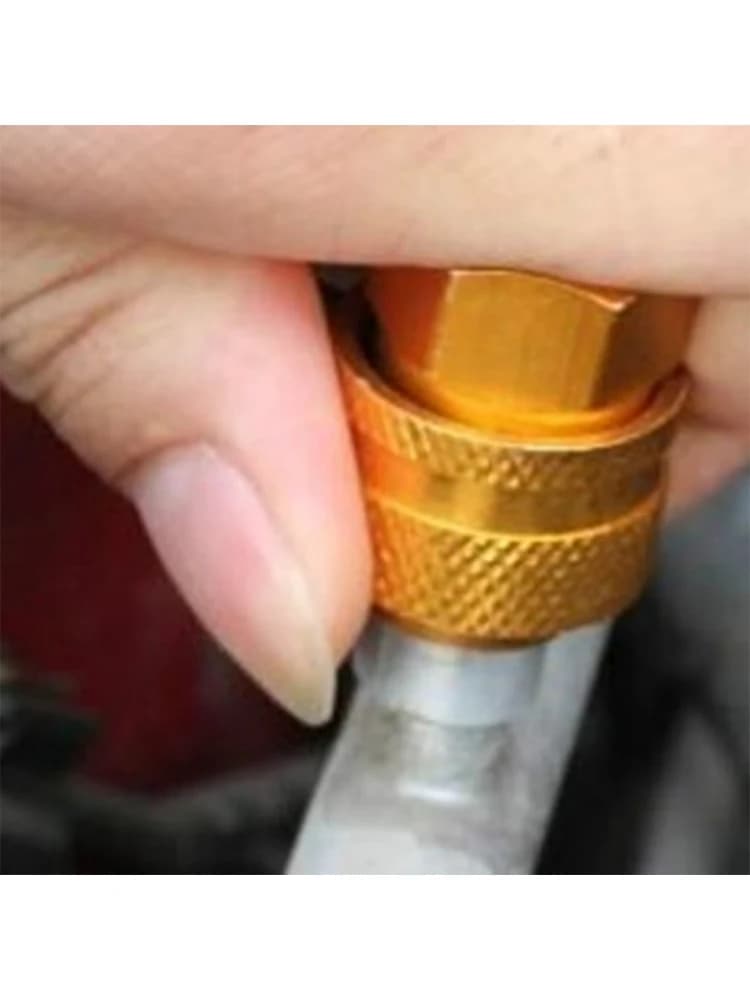 Vanne adaptateur de Conversion R12 à R134A, filetage femelle 1/4 "SAE 8v1, coupleur externe rapide à basse pression