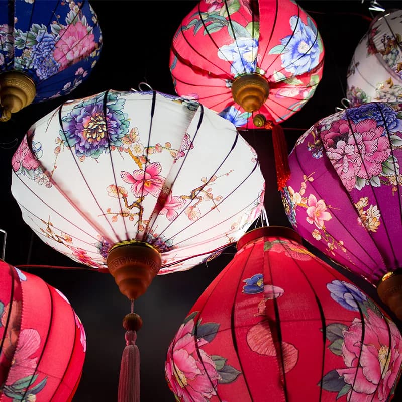 InjLanternes chinoises rétro de 14 pouces, lanterne de la mi-automne du Japon et du Vietnam pour mariage en plein air, fête du festival du printemps, décor de confrontation