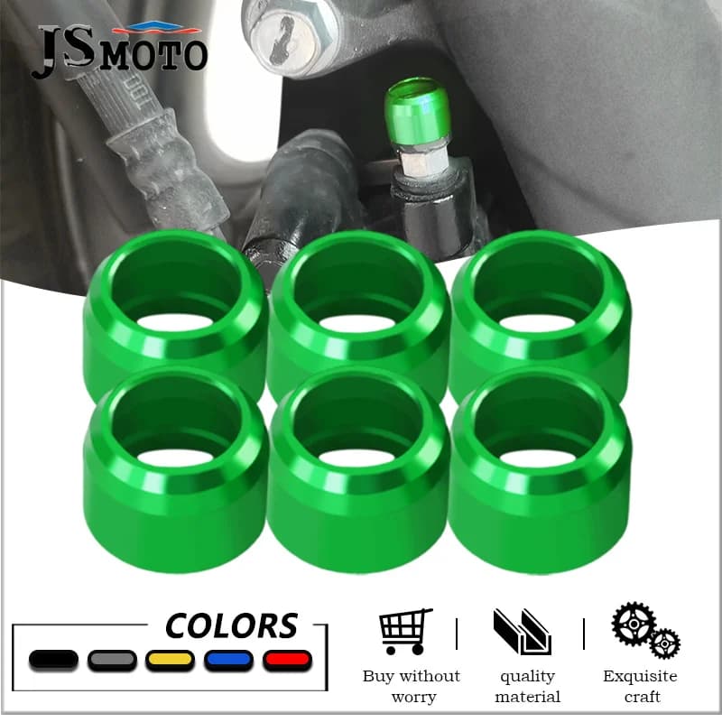 Couvercle de capuchon de 2,2 d'écrou de moto, couvercle de vis d'étrier de frein, protecteur décoratif pour Z650, Z800, Z300, Z400, Z750, Z900, Z1000, Z1000SX, nouveau