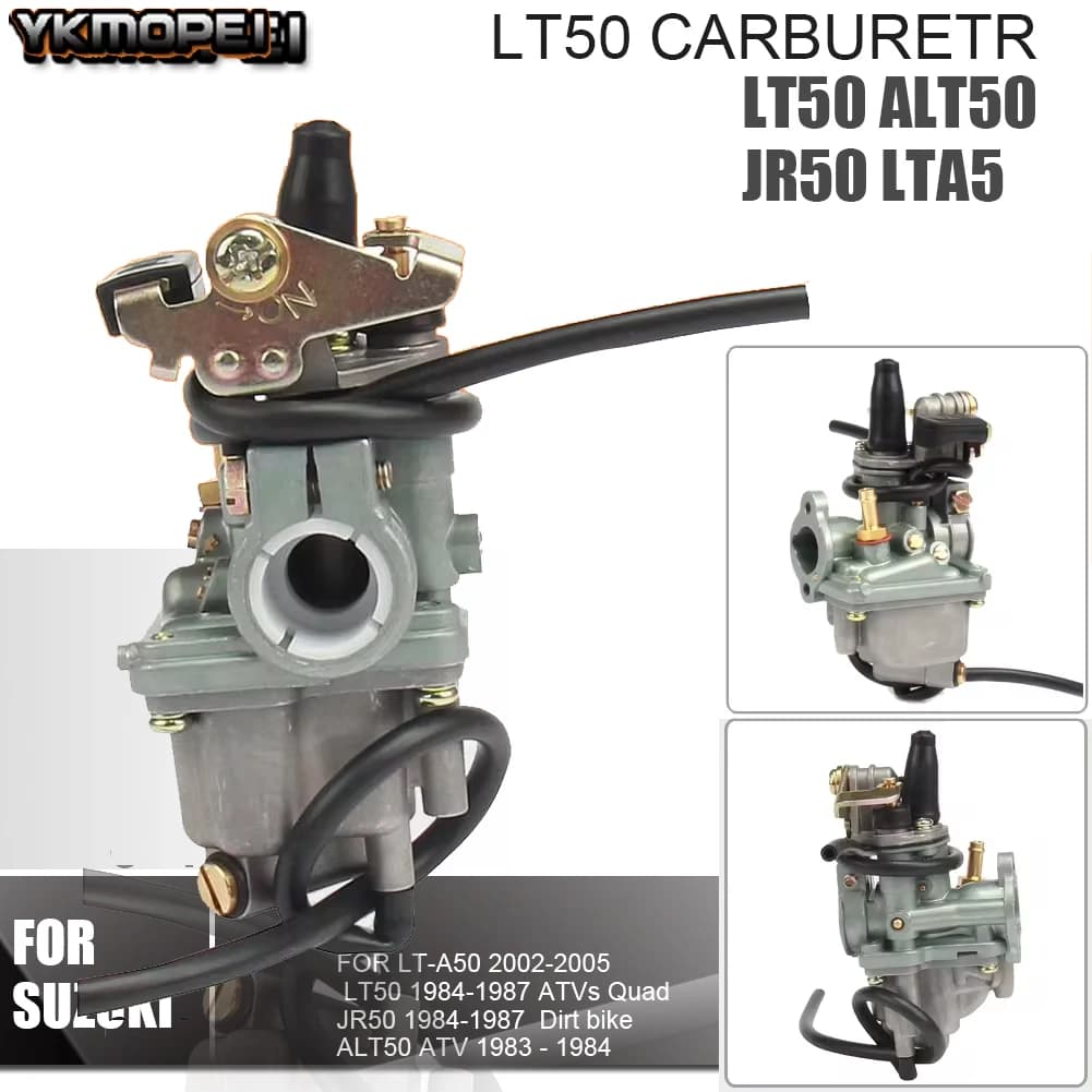 Carburateur de moto, accessoires de motocross, Suzuki LT50 LT 50 ALT50 JR50 LTA5 Quad18-Carb D343 Pit Bike RL Endflats, 16mm