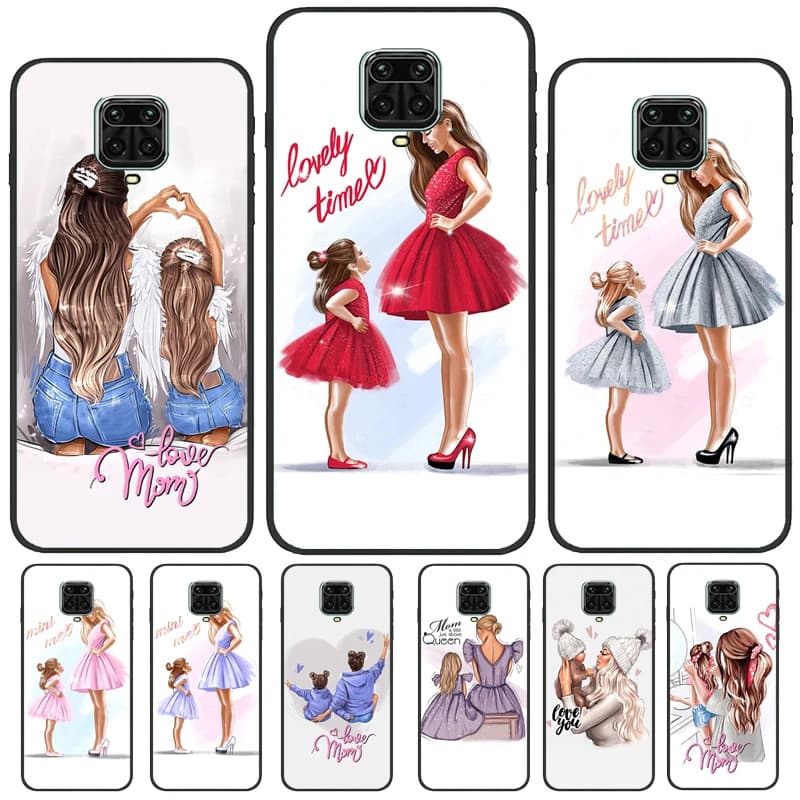 Coque Super spinal bébé fille fils fille, étui pour Xiaomi Redmi Note 12 Pro 8 9 10 11 Pro Note 12S 11S 10S 9S 9C 10A 10C 12C