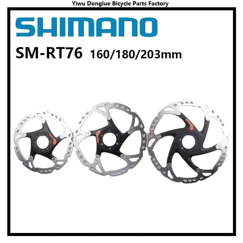 Shimano SM-RT66 SM-RT76 DEORE XT SM-RT86 disque de frein Rotor disque centre de ligne 6 boulons vtt vélo Rotor boulons 160mm/180mm/203mm