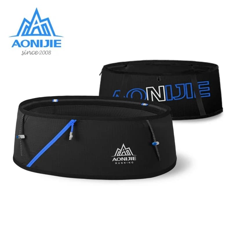 AONIJIE 4 voies extensible hydratation ceinture de course sac de taille voyage sac d'argent Trail Marathon gymnastique entraînement Fitness support pour téléphone portable