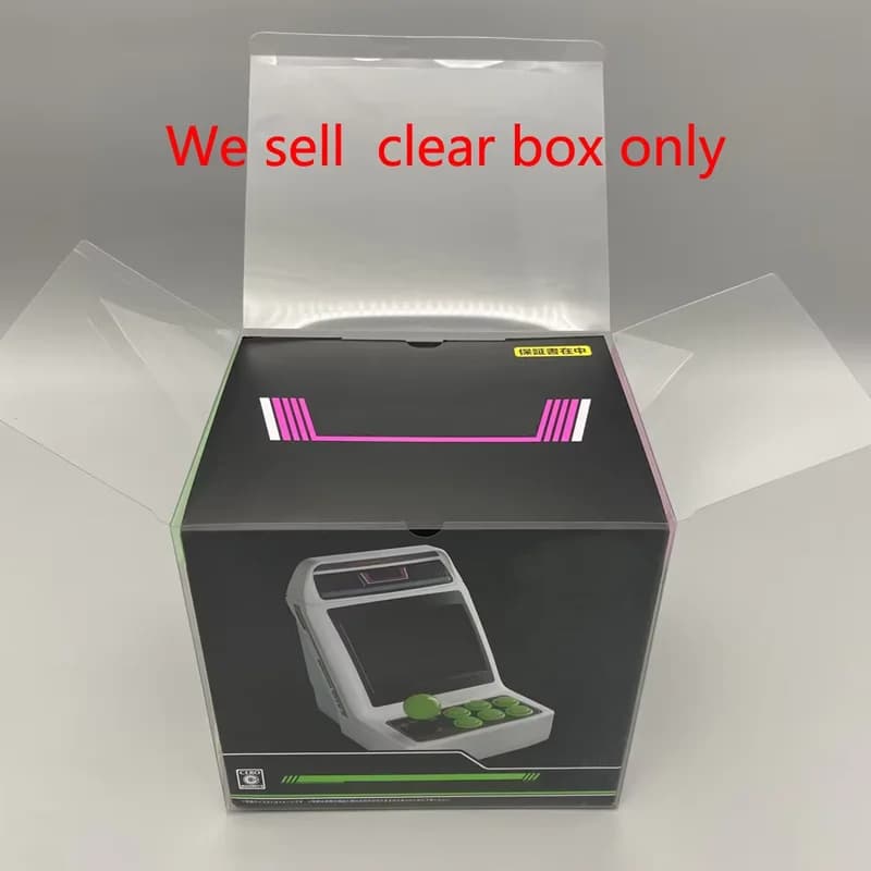 Boîte de présentation transparente en PET pour machine d'arcade Sega Astro City Mini, boîte de rangement pour collection de machines d'arcade SEGA MINI
