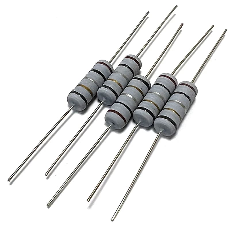 Résistance à fusible bobiné 3W, précision 5% 10R 20R 22R 33R 39R 47R 51R 56R 68R 100R, résistance KNP 10 20 22 33 39 47 100 Ohm