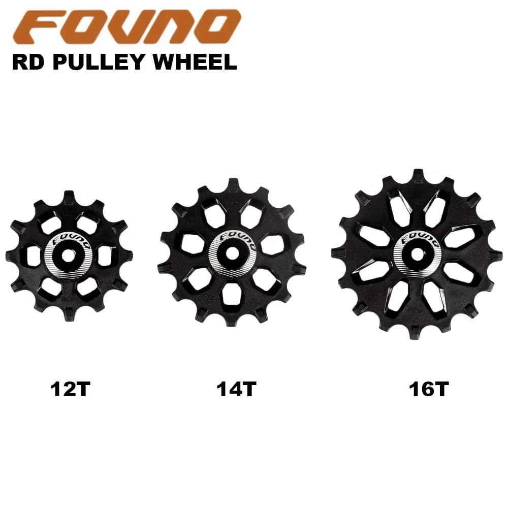 FOVNO – jeu de poulies de dérailleur arrière 12T 14T 16T, Support de roue à dents larges et étroites 7-12s pour Shimano Sram vtt, 1 pièce