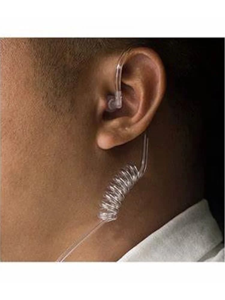 Air Tube-Écouteurs stéréo filaires avec prise 3.5mm, pour talkie-walperforé/radio bidirectionnelle, intra-auriculaire, pour smartphones MP3