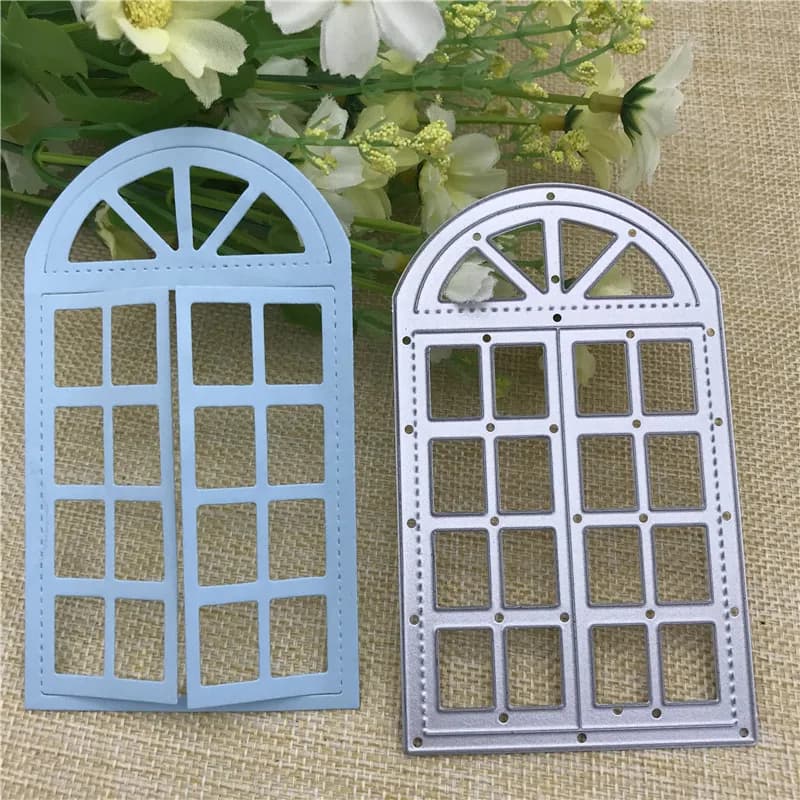 Moule de galets en métal pour fenêtre, matrices de découpe, décoration de scrapbooking, matrice d'album, papier, artisanat, gaufrage, bricolage, artisanat de cartes