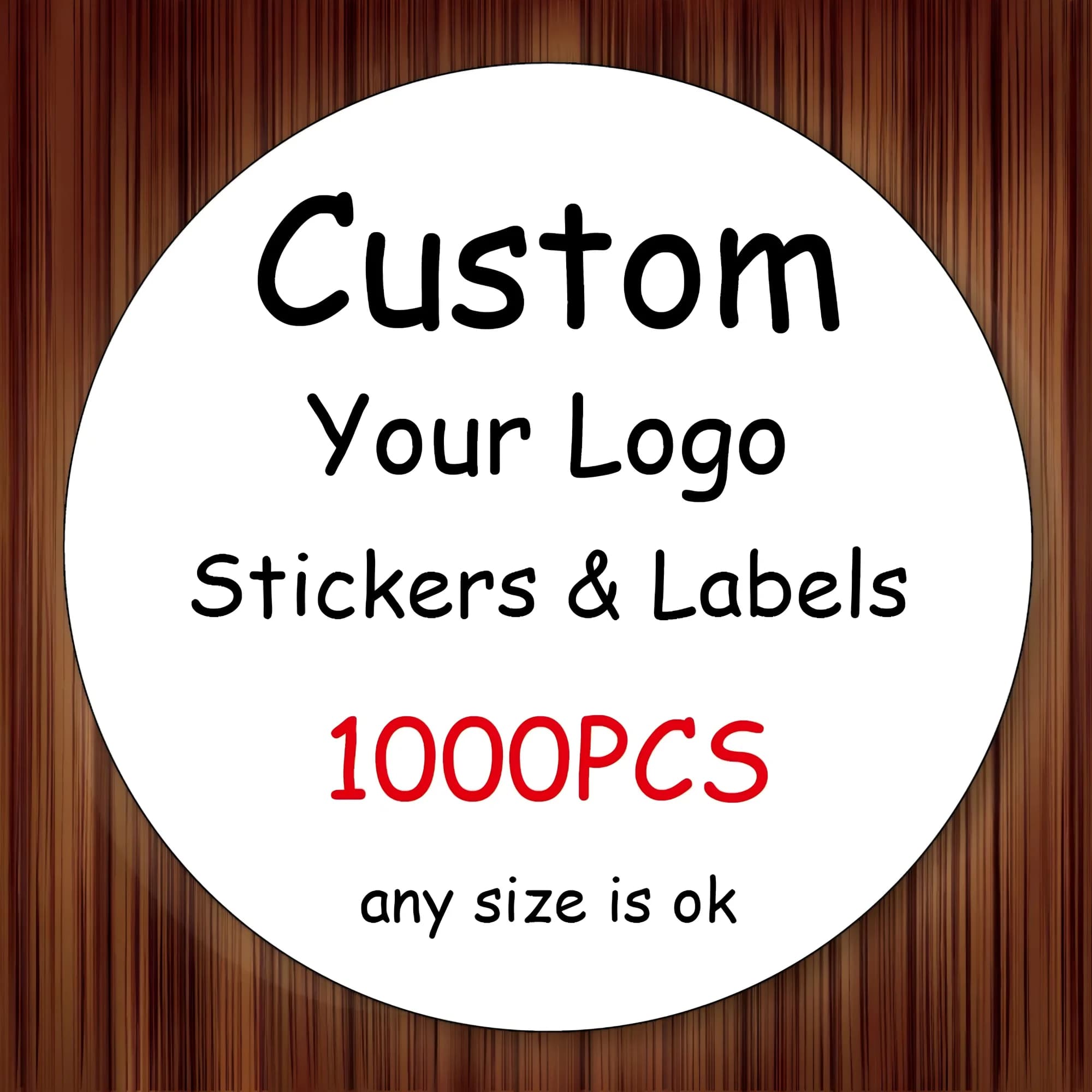 Autocollants personnalisés avec Logo, étiquettes d'emballage personnalisées, autocollants personnalisés pour votre propre entreprise, 1000 pièces
