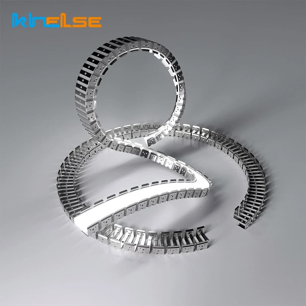 Modules de bande néon LED en acier inoxydable, 1m-5m de long, tube en silicone flexible, clip monté, raccord de support de lumière linéaire