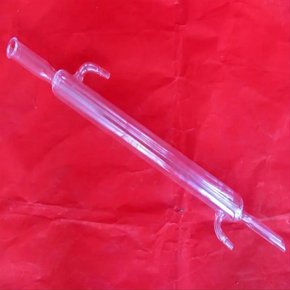 Condenseur droit à Reflux d'air, 300mm, pour Distillation, Instrument en verre, consommables d'expérimentation chimique
