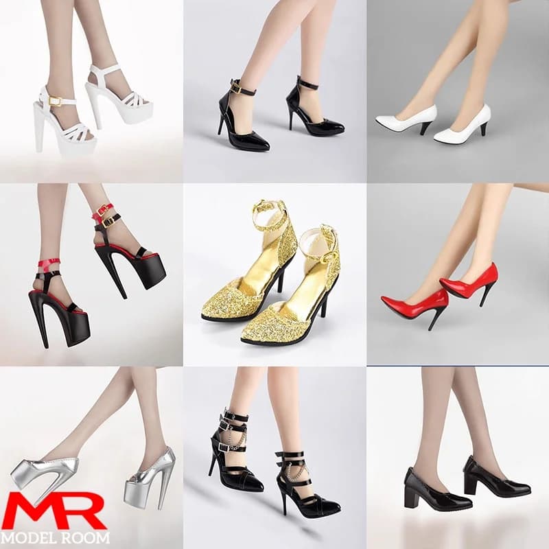 Toyscentre TCT-035 TCT-036 1/6 femme sandales à talons hauts creux TCT-004 5 6 7 8 chaussures modèle adapté 12 ''figurine corps poupées
